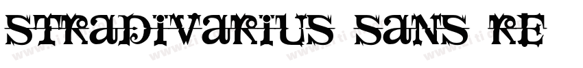 STRADIVARIUs Sans Re字体转换